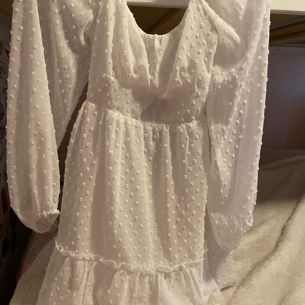 Altar’d State white long sleeve Dress